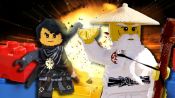 First Look at the New Ninjago Legoland | Giant LEGO NINJAGO Brick Battle!