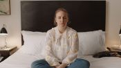 Lena Dunham Tries Meditation