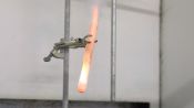 Watch This Gummy Bear Burst Into Flames