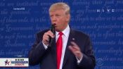 Donald Trump Defends His "Locker Room Talk"
