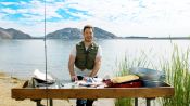 Chris Pratt Cleans and Guts A Fish