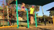 This Dad Tries (and Hilariously Fails) To Do All His Daughter’s Gymnastics Tricks