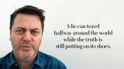 Nick Offerman's Common Sense #2: How Fake News Changes Us