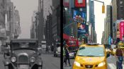 Eighty Years of New York City, Then and Now