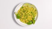 Perfect Rice Pilaf with Curry and Peas