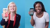 Elle Fanning & Aja Naomi King Show Us the Last Thing on Their Phones