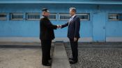 A Historic Handshake Between North and South Korea