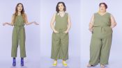 Women Sizes 0 Through 28 Try on the Same Jumpsuit
