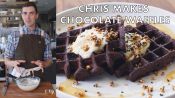 Chris Makes Chocolate Waffles