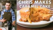 Chris Makes Molten Caramel Cake