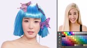 Tiffany Young Photoshops Herself Into 7 Different Looks