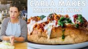 Carla Makes Meatball Subs