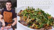Chris Makes Grilled Brisket with Peanut Salsa