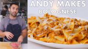 Andy Makes Pasta with Bolognese Sauce