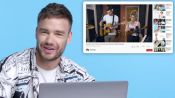 Liam Payne Watches Fan Covers on YouTube