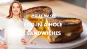 Molly Makes Egg-in-a-Hole Sandwich with Bacon and Cheddar