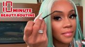 Saweetie's 10 Minute Touch Up Beauty Routine