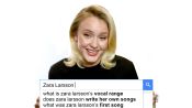 Zara Larsson Answers the Web's Most Searched Questions
