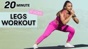 20-Minute Legs Workout for Strength - No Equipment with Warm Up & Cool Down