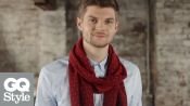 How to knot your scarf with Jim Chapman