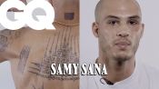 Samy Sana dévoile ses tattoos : boxeur thaï, gants de boxe, AK47…