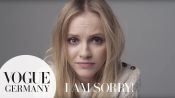 I’m sorry – A Message for you by Ginta Lapina for VOGUE