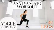 Workout mit Ana Ivanovic #2: Tolle Beine | how to fitness routine workout core training beauty