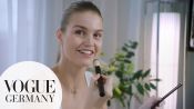 Model Luna Bijls 5-Minuten Make-Up für dezenten Glamour