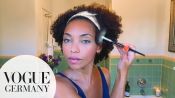 Logan Browning zeigt, wie Ihr Make-up auch unter der Maske hält | My Beauty Tips