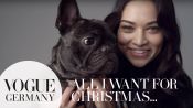 All I want for Christmas… – A Message for you by Shanina Shaik for VOGUE