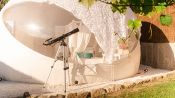 Albarari: El hotel burbuja para dormir bajo las estrellas en Galicia