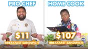 $107 vs $11 Breakfast Sandwich: Pro Chef & Home Cook Swap Ingredients
