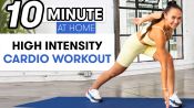 10-Minute Low Impact High Intensity Cardio Workout
