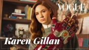 Karen Gillan, la estrella de Avengers y sus consejos para una noche en casa