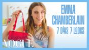 Emma Chamberlain 7 días 7 looks: básicos, atemporales y con aires vintage&nbsp;&nbsp;