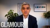 Sadiq Khan Talks To London Key Workers About COVID-19  | GLAMOUR Unfiltered