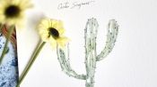 Tutorial: Aprende a dibujar cactus en acuarela con @filledusoleil