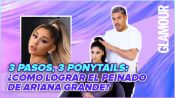 3 pasos, 3 ponytails: ¿cómo lograr el peinado de Ariana Grande, Jennifer Lopez o Kim Kardashian?