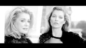 Behind the Scenes: Kate Moss and Catherine Deneuve 