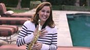 Jennifer Garner Shows Off Her Saxophone Skills