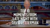 Top 10 Moments from "Late Night with David Letterman"