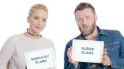 Jennifer Lawrence and Joel Edgerton Teach Kentucky and Aussie Slang