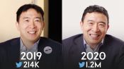 Andrew Yang: Same Interview, One Campaign Apart