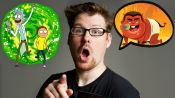 Justin Roiland (Rick and Morty) Improvises 10 New Cartoon Voices