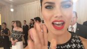 Supermodel Adriana Lima Gets Ready for the Met Gala