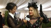 Rita Ora on Almost Knocking Off Her Headpiece Before the Met Gala