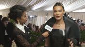 Bella Hadid on Her 10-Pound Sewn-In Veil