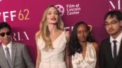 Angelina Jolie Attends Movie Premiere With Her Kids