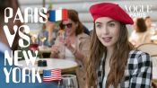 Le casting de la série Netflix Emily in Paris répond au quiz Paris vs New York