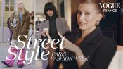 Hailey Bieber décrypte les looks parisiens de la Fashion Week | LE STREET STYLE